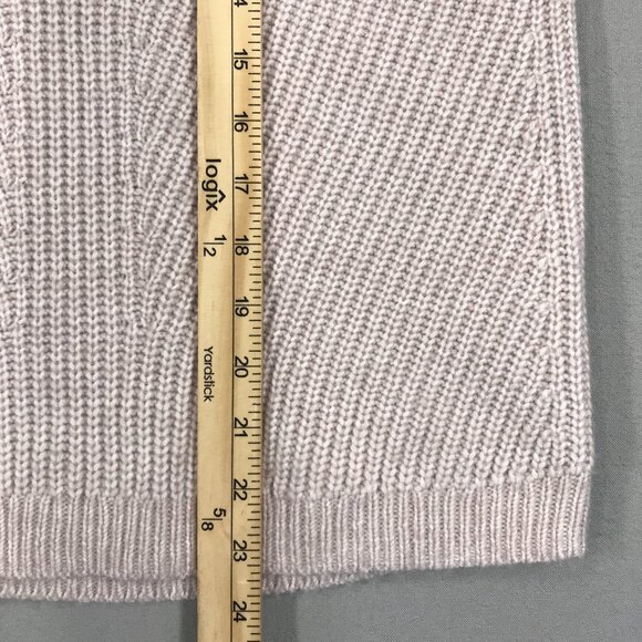 Express Sweater Vest Women's XS Pink Chunky Knit Cowl Turtleneck Sleeveless Soft - Picture 8 of 8